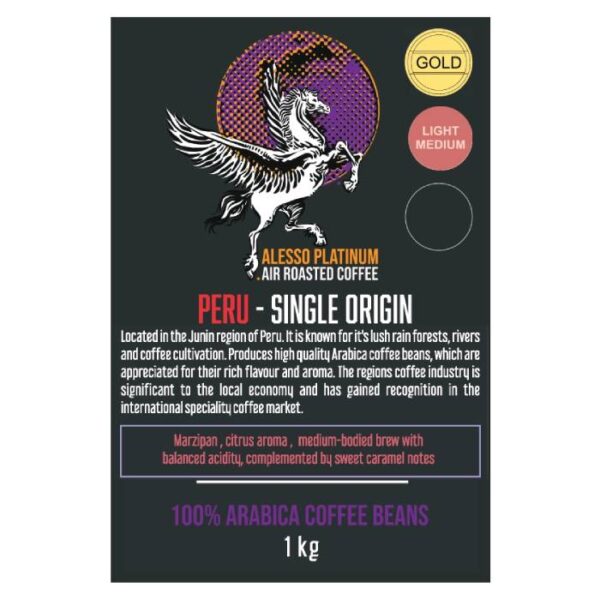 PERU- 1KG - Alesso Platinum Coffee Beans